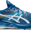 Asics Men's NovaBlast Pixel Noise Running Shoes in Reborn Blue/White - Running Shoes - ASICS - ATR Sports