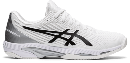 Asics Men's Solution Speed FF 2 Tennis Shoes In White/Black