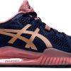 Asics Women's  Gel-Resolution 8 Tennis Shoes In Peacoat/Rose Gold - Tennis Shoes - ASICS - ATR Sports