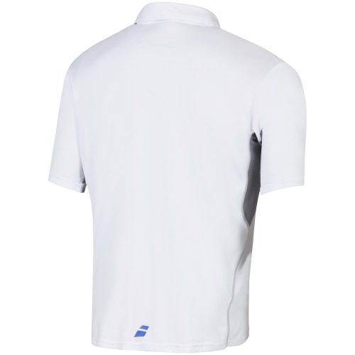 Babolat Boy Performance Polo Shirts White 2